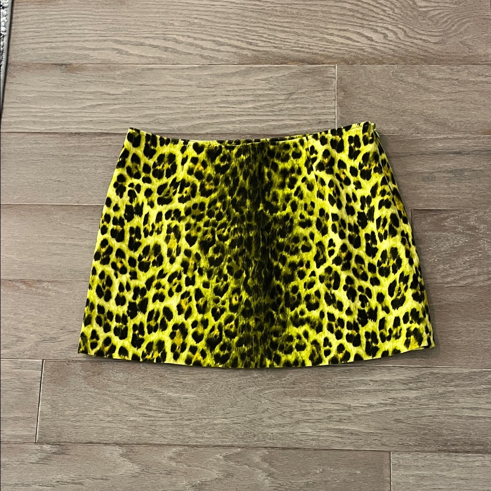 Moschino Leopard Skirt